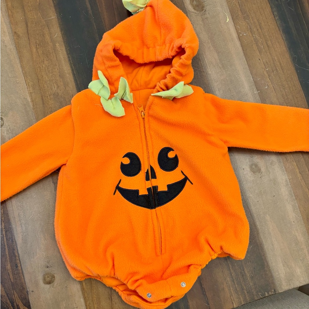 Orange Pumpkin Kids Costume